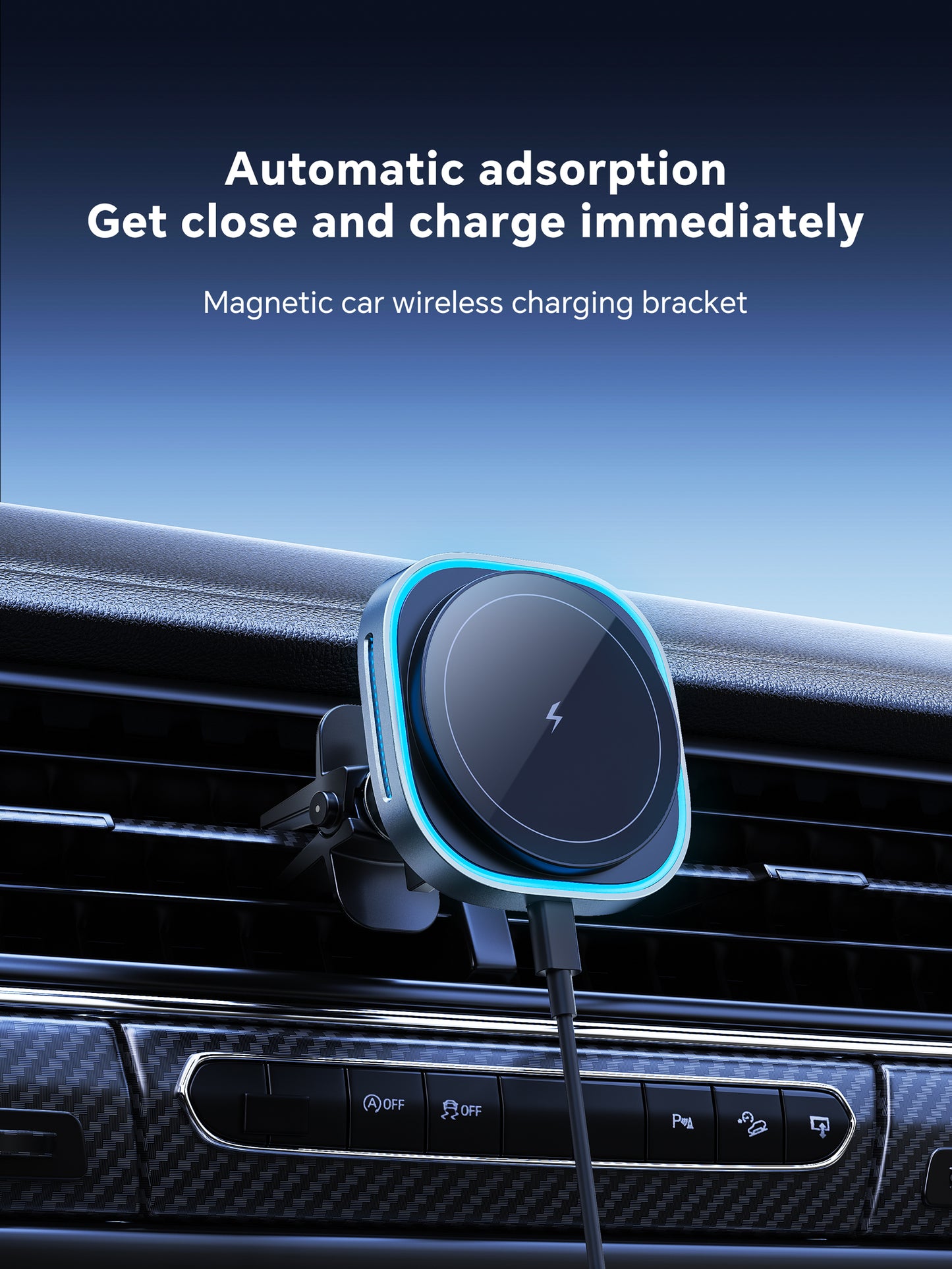 Magsafe Wireless 15W Car Charger